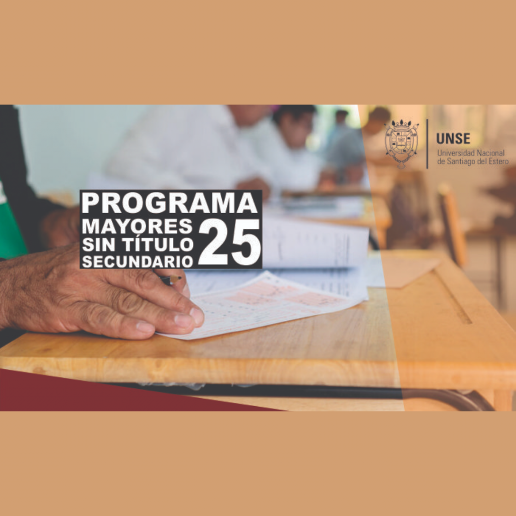 Cronograma de Actividades del Programa de Ingreso Universitario para Mayores de 25 años sin Título Secundario