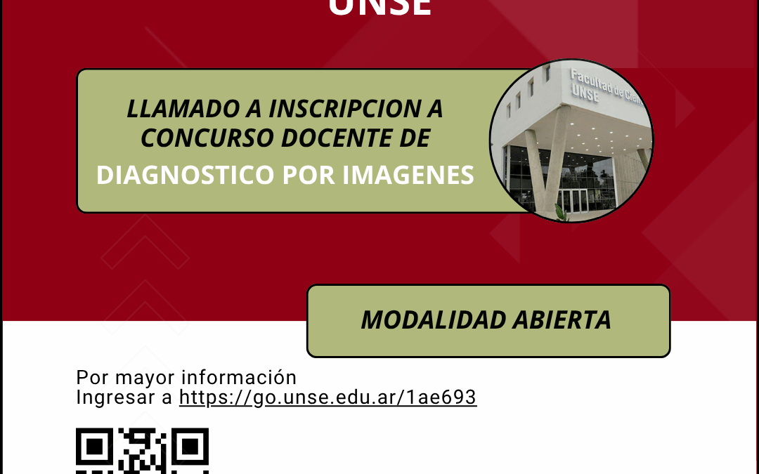 Llamado a inscripción a Concurso Docente FCM – UNSE.
