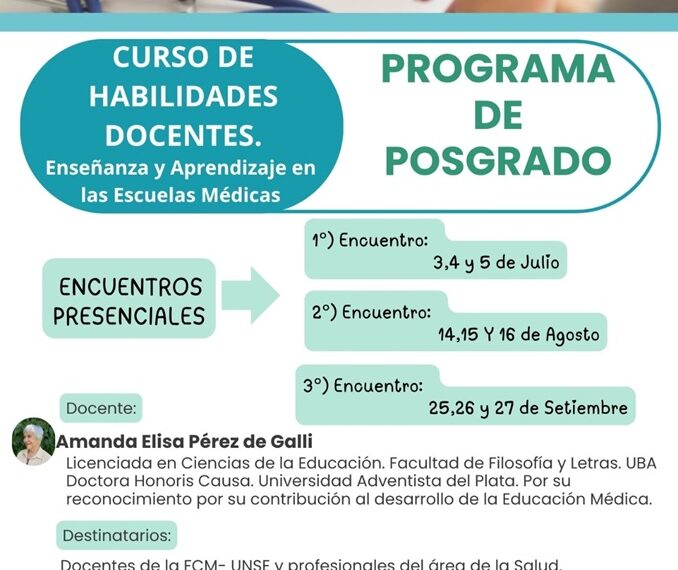 Curso de Habilidades Docentes: Enseñanza y Aprendizaje…