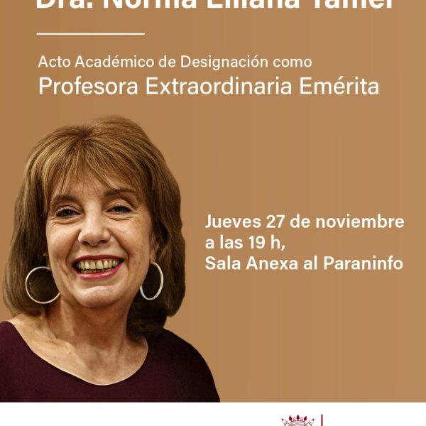 La UNSE distingue a la Dra. Norma Tamer…