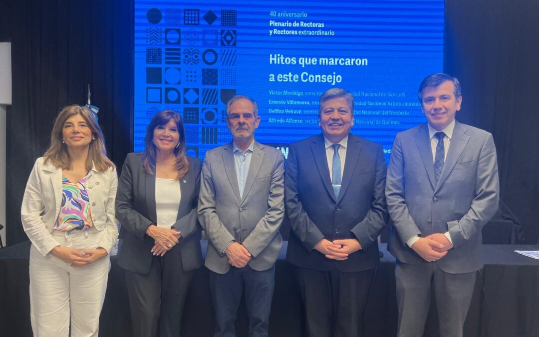 Autoridades de la UNSE mantuvieron reuniones con organismos nacionales y participaron del Plenario Extraordinario del CIN