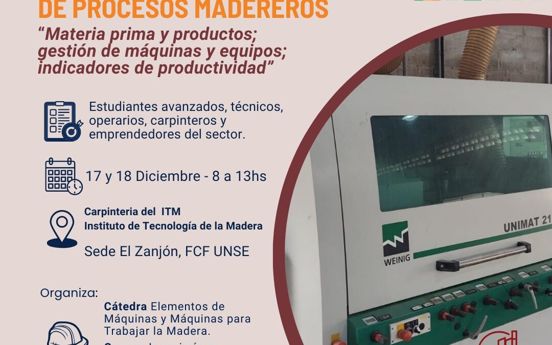 Jornadas Prácticas: Gestión Industrial de Procesos Madereros