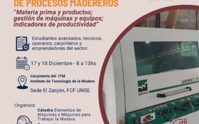Jornadas Prácticas: Gestión Industrial de Procesos Madereros