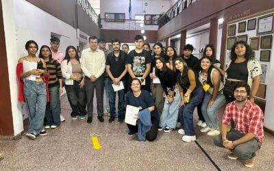 Estudiantes de Trabajo Social compartieron un espacio de diálogo con el rector de la UNSE