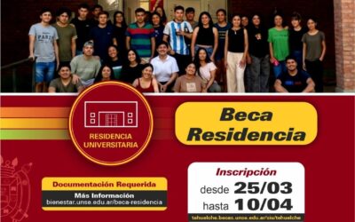 Informan la apertura de la Convocatoria de Becas – Ingresantes UNSE 2026