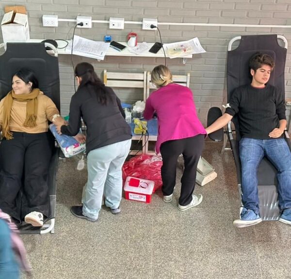 Exitosa jornada solidaria de donación de sangre&hellip;