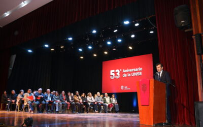 Fuerte mensaje en defensa de la universidad pública en el acto por los 53 años de la UNSE