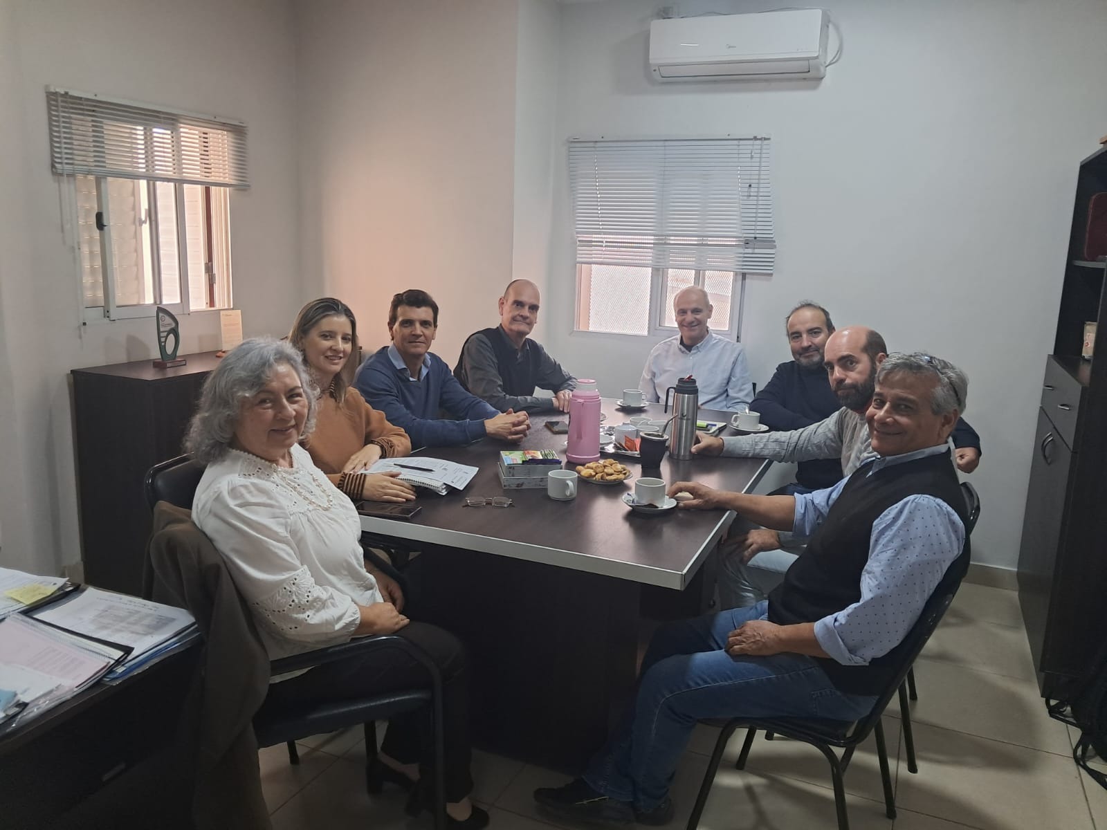 REUNIÓN DE TRABAJO POR LA MAESTRÍA EN RIEGO Y USO AGROPECUARIO DEL AGUA