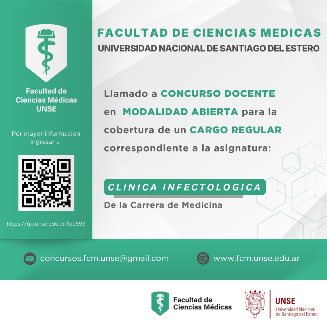 Llamado a inscripción Concurso Docente FCM UNSE