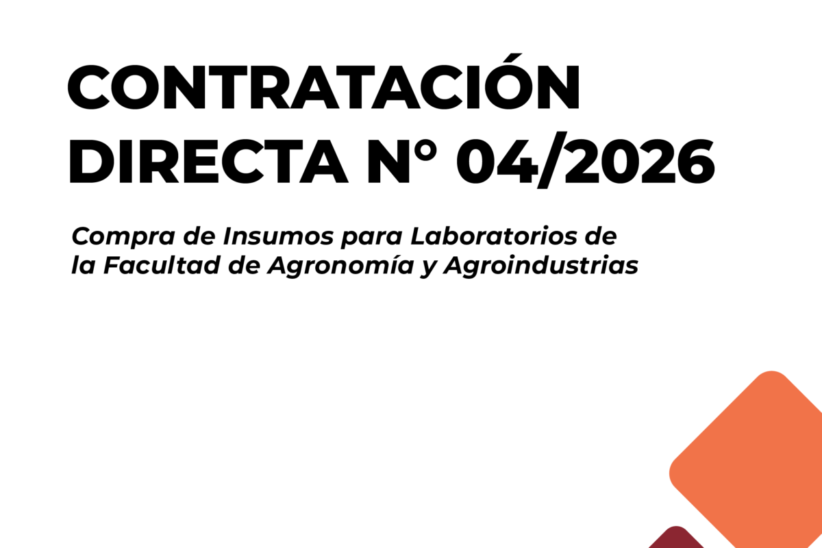 CONTRATACIÓN DIRECTA N° 04/2026 – INSUMOS PARA&hellip;