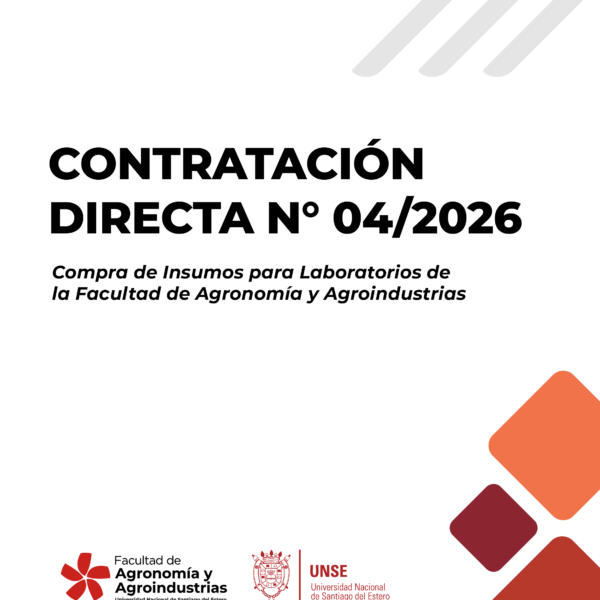 CONTRATACIÓN DIRECTA N° 04/2026 – INSUMOS PARA LABORATORIOS