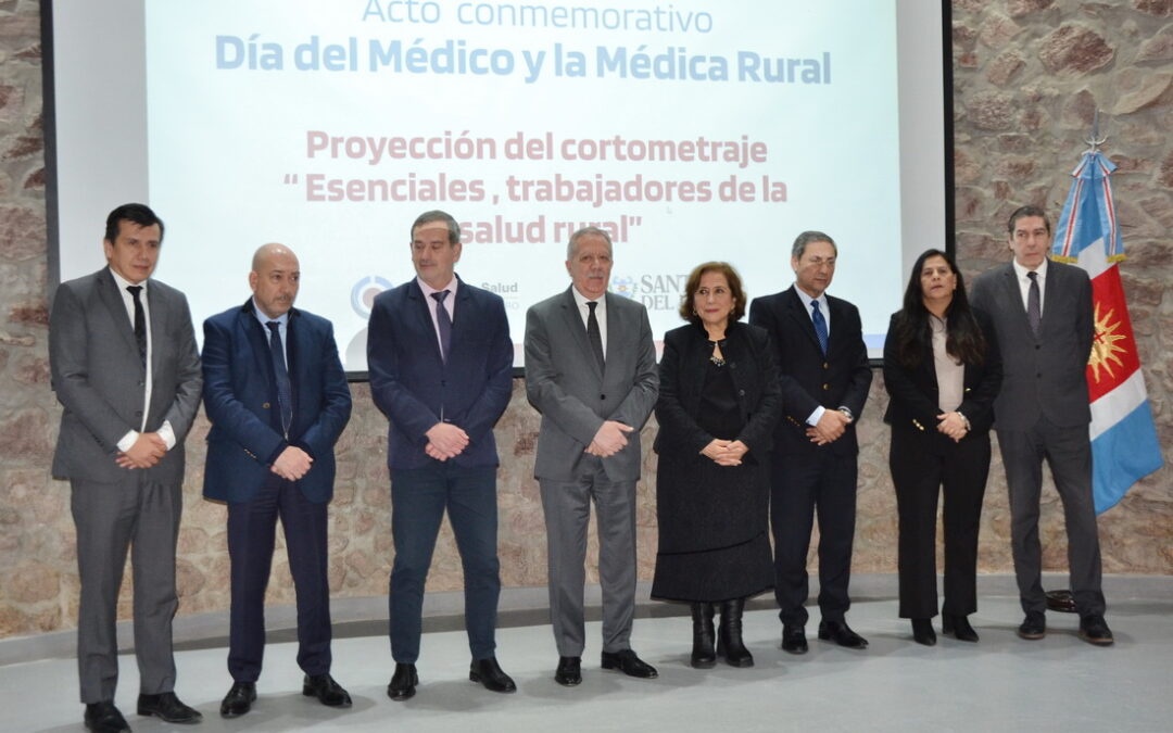Autoridades de la UNSE acompañaron el acto por el Día del Médico Rural