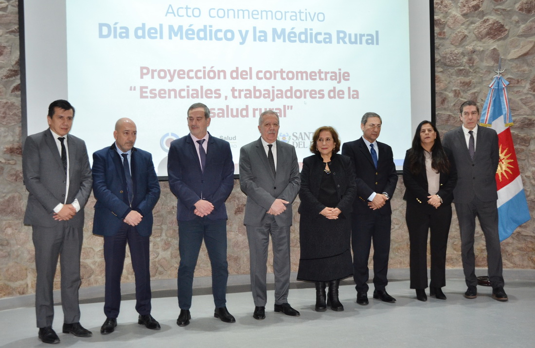 Autoridades de la UNSE acompañaron el acto por el Día del Médico Rural