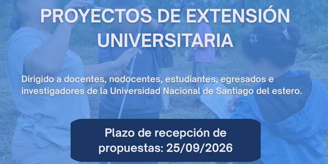 Se abre la convocatoria para Proyectos de Extensión Universitaria 2026