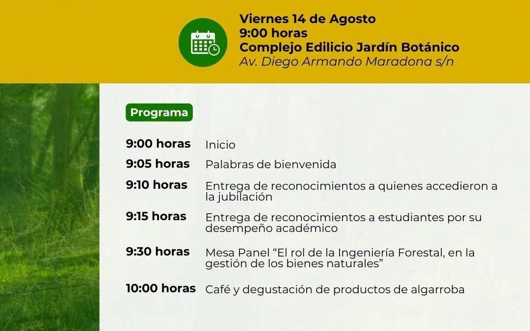 Acto Institucional por el día de la Ingeniería Forestal